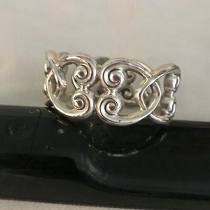 Brighton clasp silver tone bracelet
